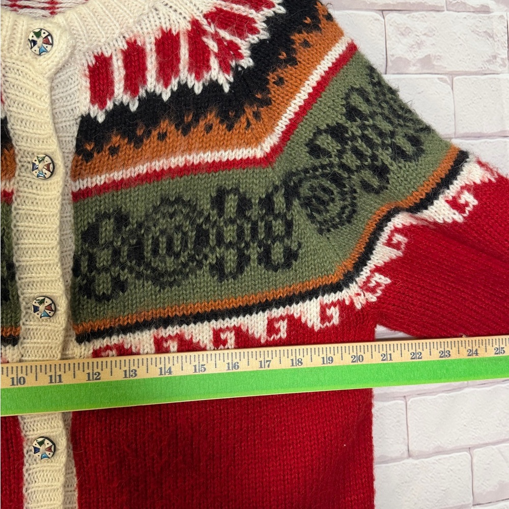 Alpaca Connection Handmade In Peru Cardigan Sweater - Picture 6 of 7